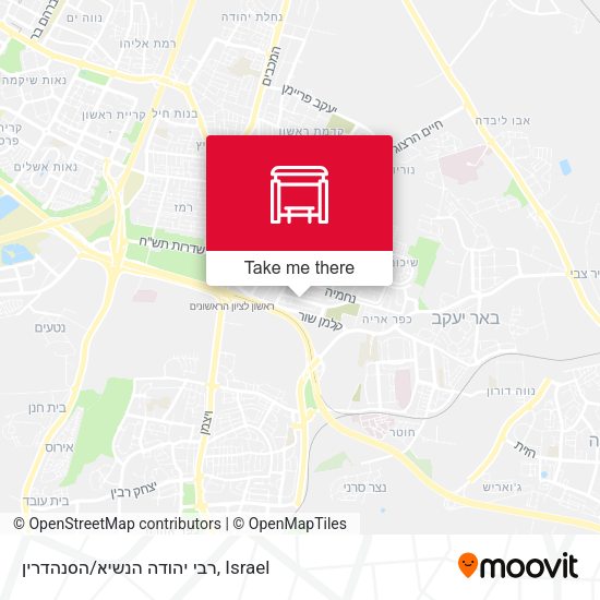 רבי יהודה הנשיא/הסנהדרין map