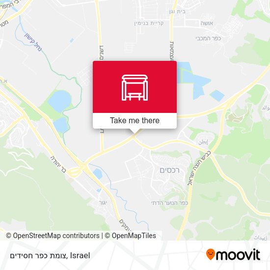 צומת כפר חסידים map