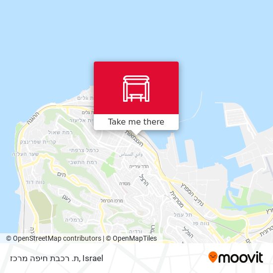 ת. רכבת חיפה מרכז map