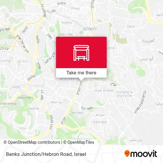 Banks Junction/Hebron Road map