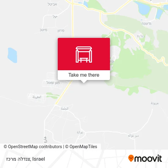 Карта צנדלה מרכז