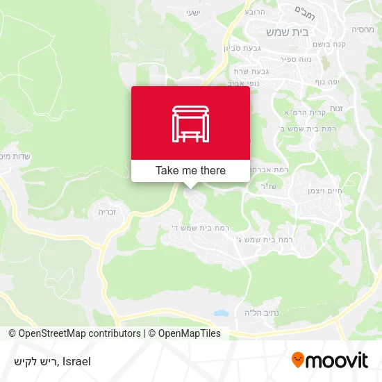 Карта ריש לקיש