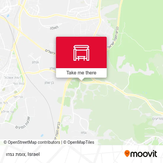 Карта צומת גמזו