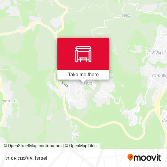 Карта אולפנת אמית