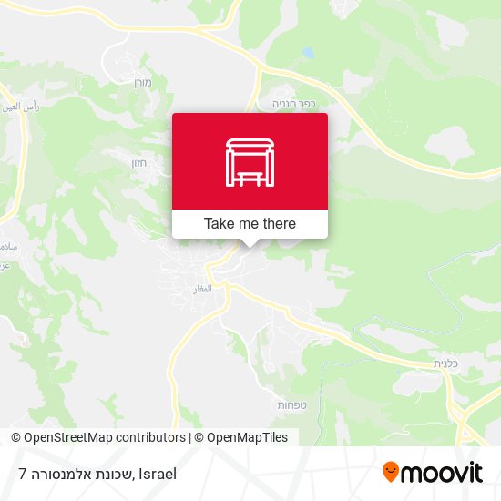 שכונת אלמנסורה 7 map