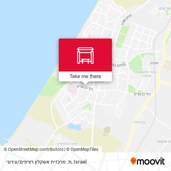 ת. מרכזית אשקלון רציפים/עירוני map