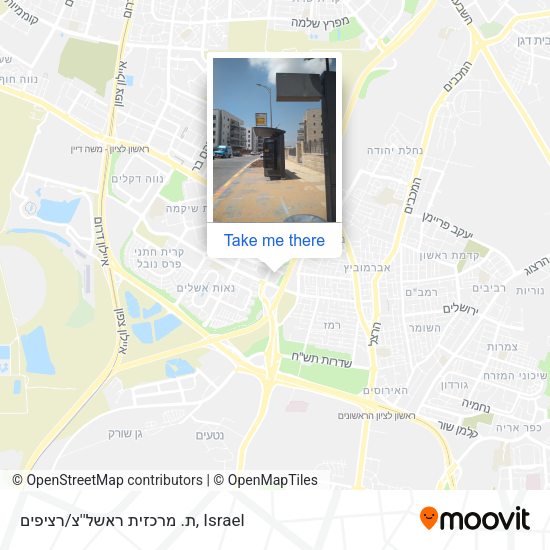 ת. מרכזית ראשל''צ/רציפים map