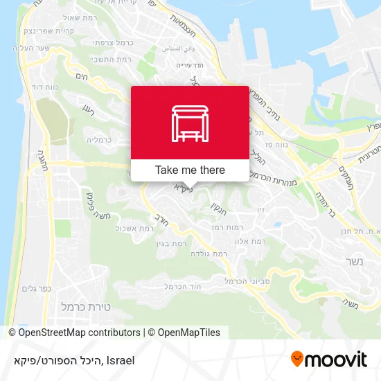 Карта היכל הספורט/פיקא