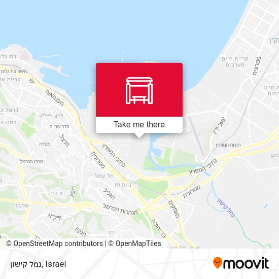 Карта נמל קישון