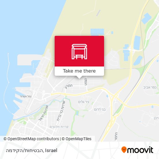 הבטיחות/הקידמה map