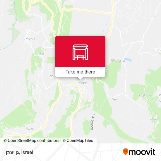 Карта גן יונתן