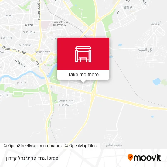 Карта נחל פרת/נחל קדרון