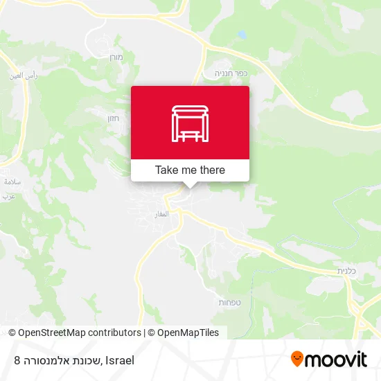 Карта שכונת אלמנסורה 8