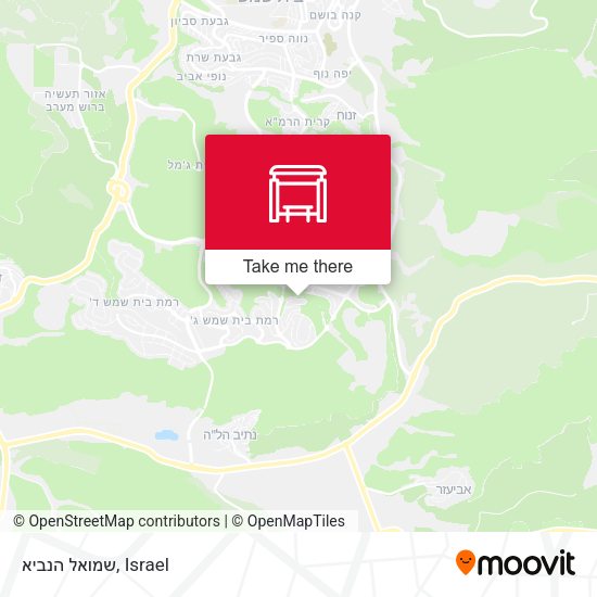 שמואל הנביא map