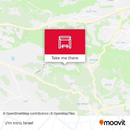 טיפת חלב map