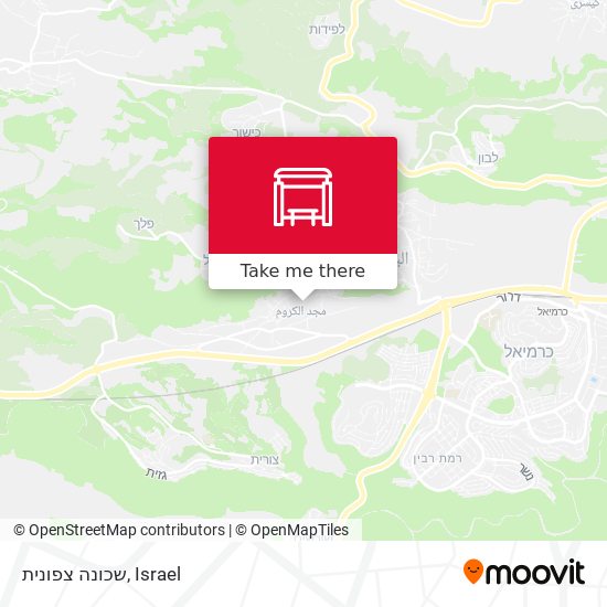 שכונה צפונית map