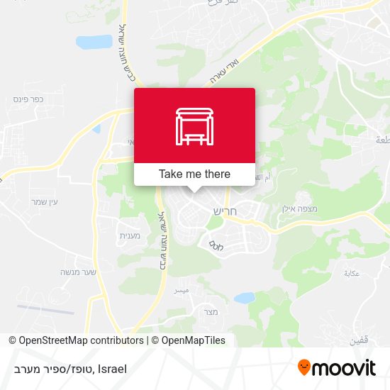 טופז/ספיר מערב map