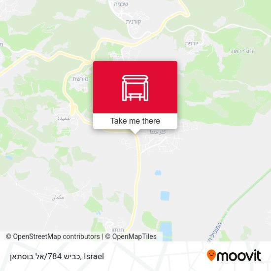 כביש 784/אל בוסתאן map