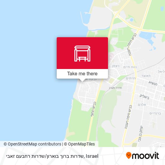 שדרות ברוך בוארון / שדרות רחבעם זאבי map