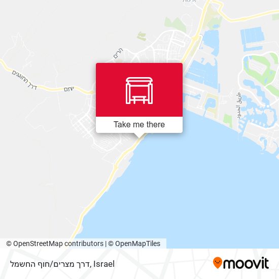 דרך מצרים/חוף החשמל map