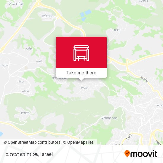 שכונה מערבית ב map