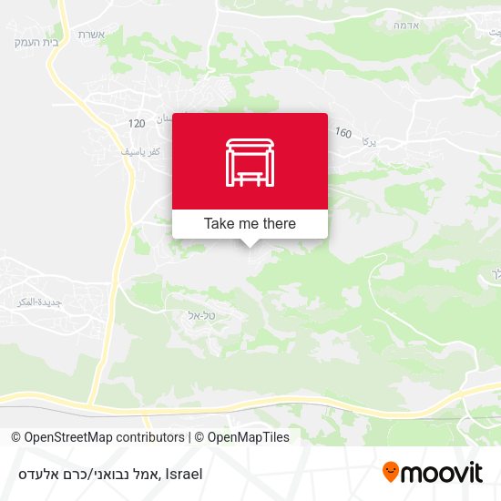 אמל נבואני/כרם אלעדס map