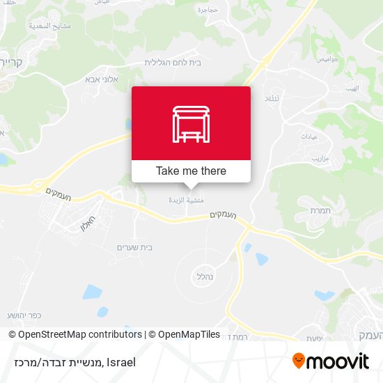 מנשיית זבדה/מרכז map