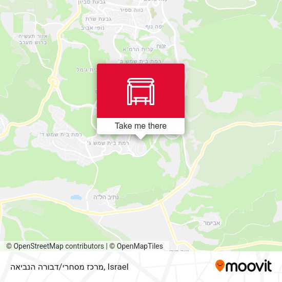 מרכז מסחרי/דבורה הנביאה map