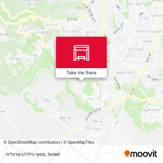 Карта מסוף גילה/המרגלית