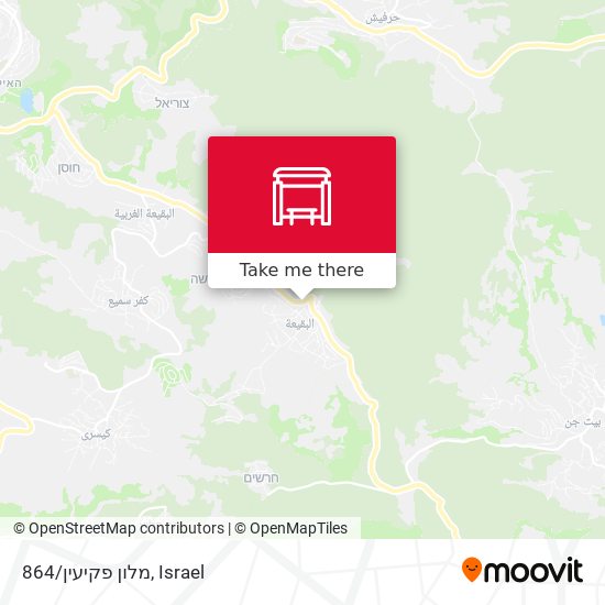 מלון פקיעין/864 map