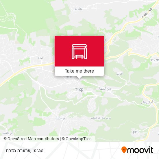 Карта ערערה מזרח