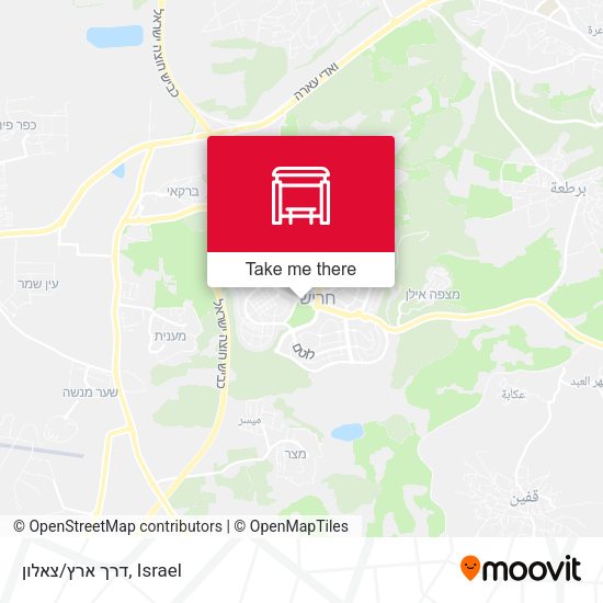 דרך ארץ/צאלון map