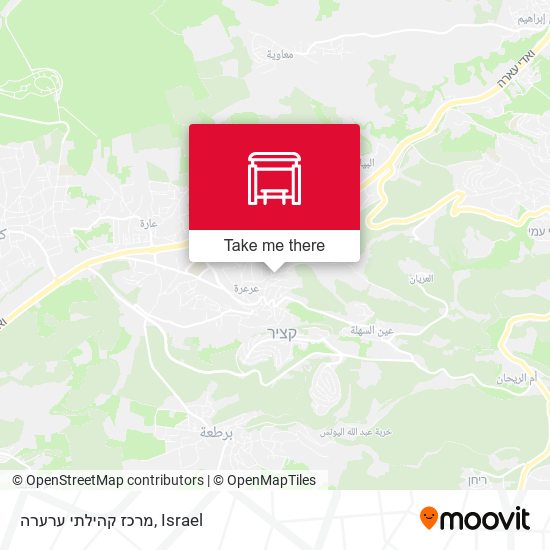 מרכז קהילתי ערערה map