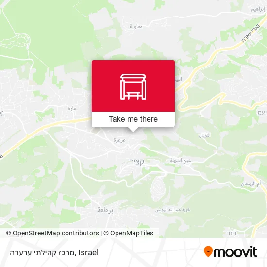 Карта מרכז קהילתי ערערה