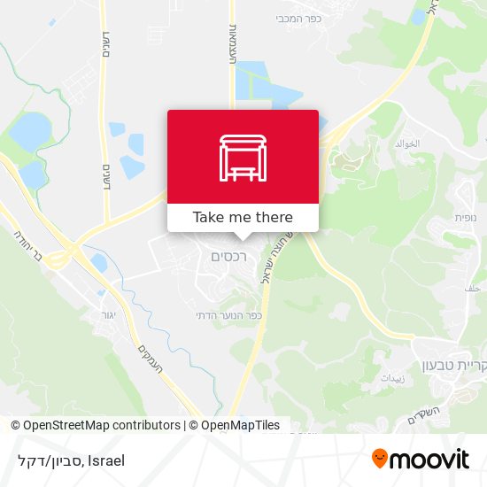 סביון/דקל map