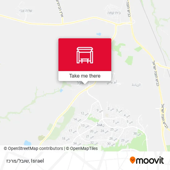Карта שובל/מרכז