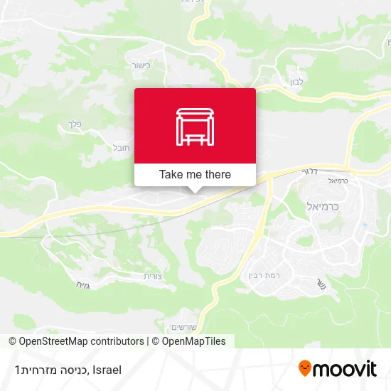 Карта כניסה מזרחית1