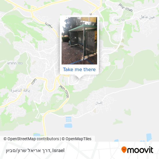 Карта דרך אריאל שרון/סביון