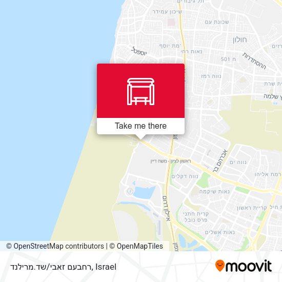 רחבעם זאבי/שד.מרילנד map