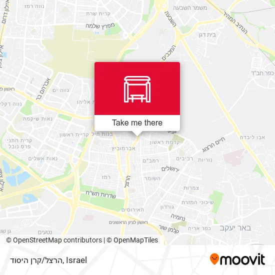 Карта הרצל/קרן היסוד