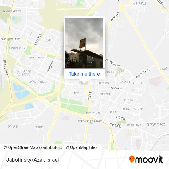 Jabotinsky/Azar map