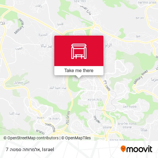 אלמרוחה סמטה 7 map