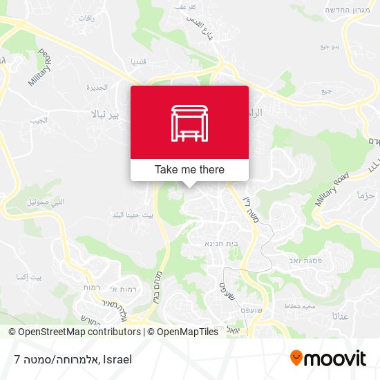 אלמרוחה/סמטה 7 map