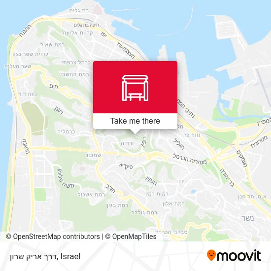 Карта דרך אריק שרון