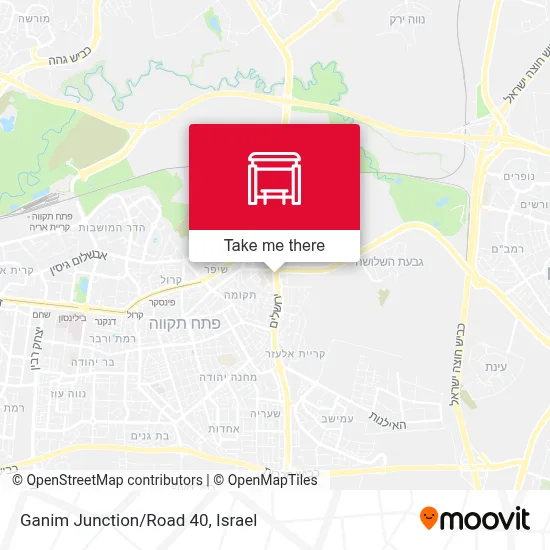 Ganim Junction/Road 40 map