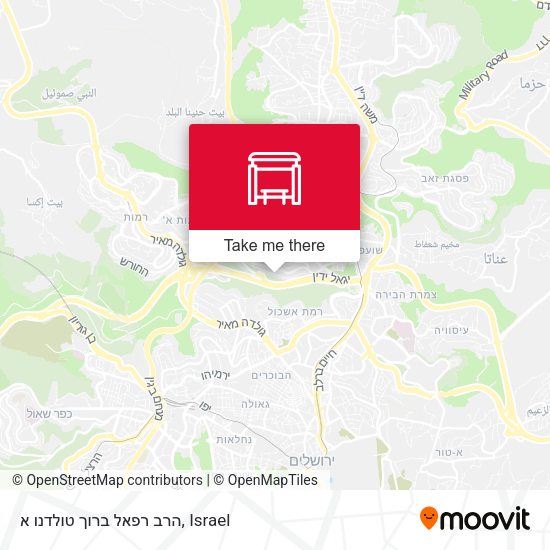 הרב רפאל ברוך טולדנו א map