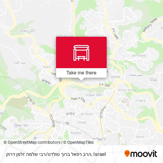 הרב רפאל ברוך טולדנו / רבי שלמה זלמן דרוק map
