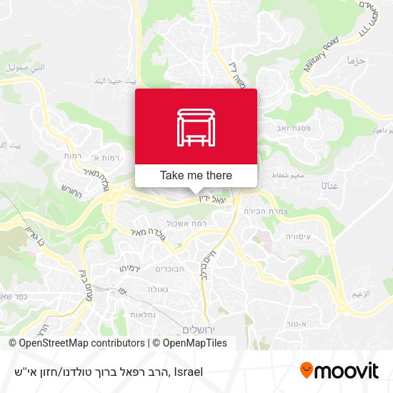 הרב רפאל ברוך טולדנו / חזון אי''ש map