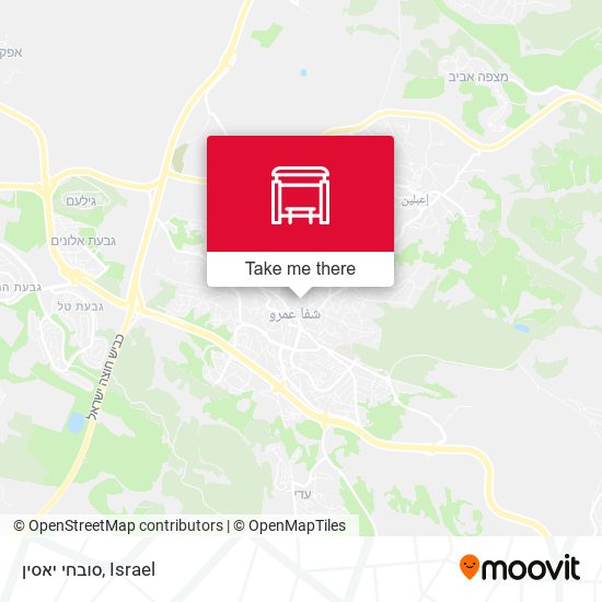 סובחי יאסין map
