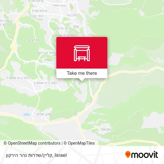 Карта קליין/שדרות נהר הירקון